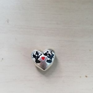 Mickey and Minnie love Pandora Charm